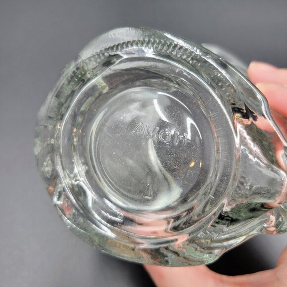 Vintage President Thomas Jefferson Avon Clear Glass Cup Patriot Head Read - Picture 8 of 10